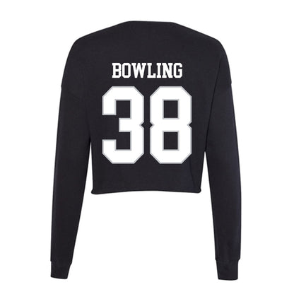 Rice - NCAA Football : Shepherd Bowling - Women's Cropped Crew Fleece-1