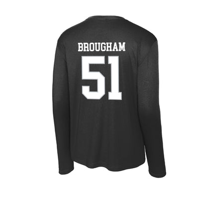 Rice - NCAA Football : Ethan Brougham - Activewear Long Sleeve T-Shirt-1