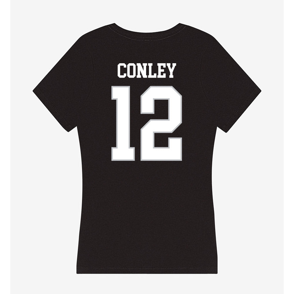 Rice - NCAA Women's Basketball : Layla Conley - Women's V-Neck T-Shirt-1