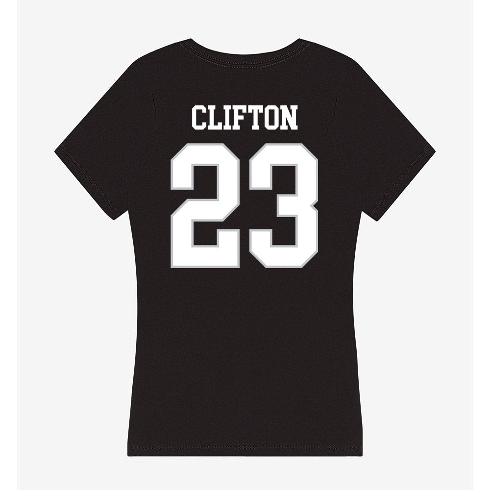 Rice - NCAA Women's Basketball : Kennedy Clifton - Women's V-Neck T-Shirt-1