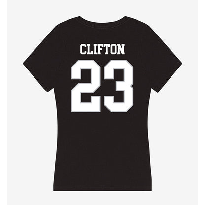 Rice - NCAA Women's Basketball : Kennedy Clifton - Women's V-Neck T-Shirt-1