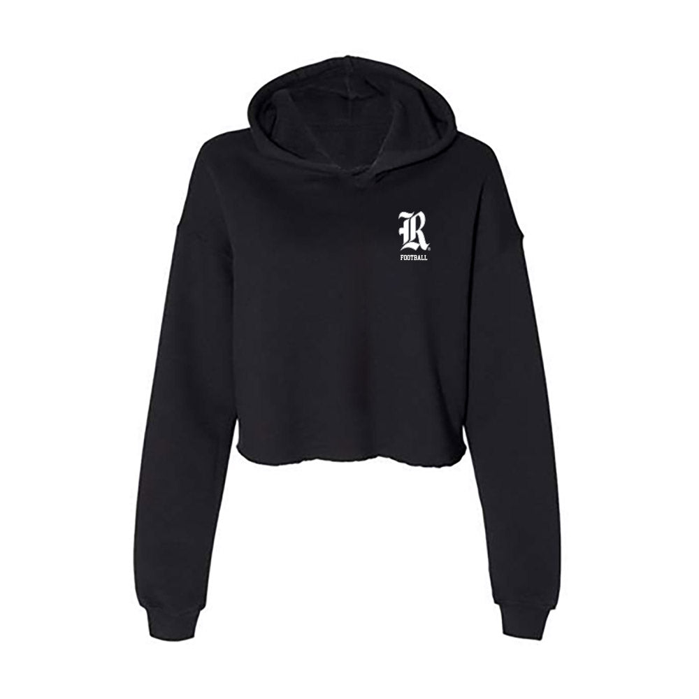 Rice - NCAA Football : Demone Green - Women's Crop Fleece Hoodie-0