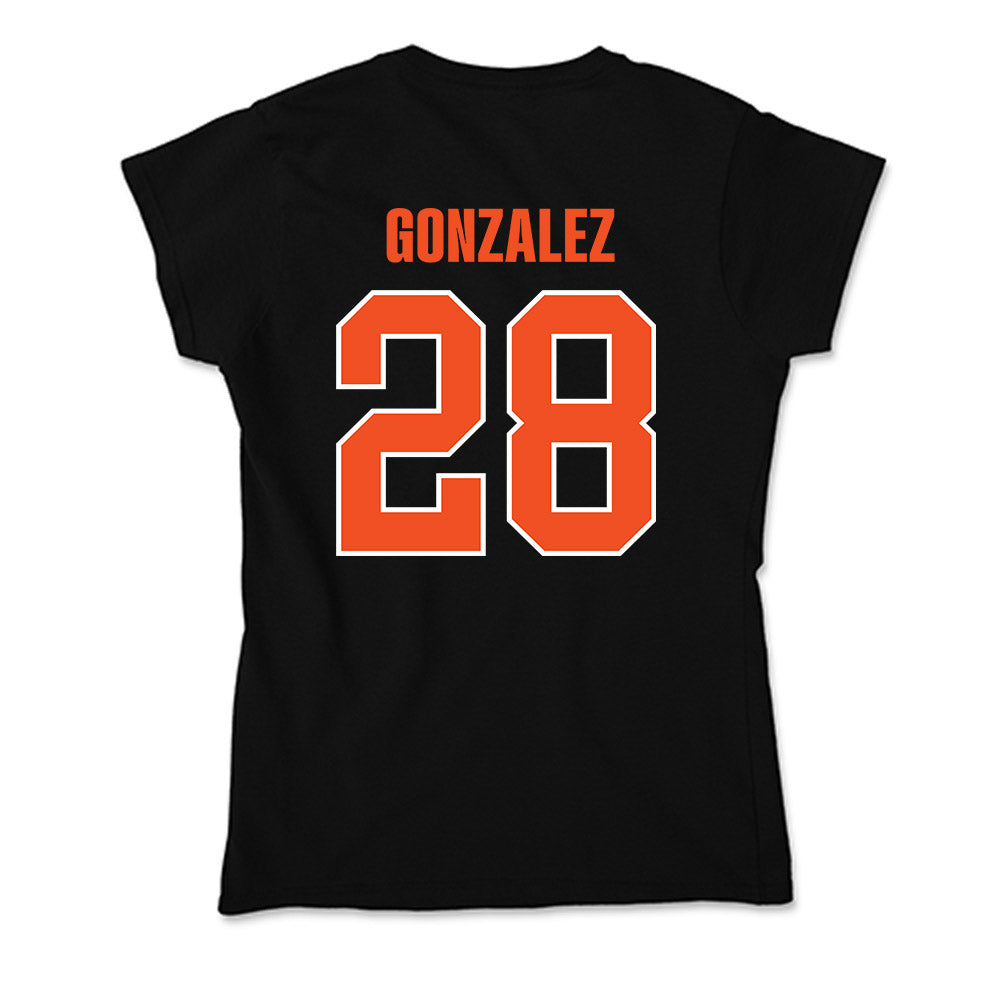 UTRGV - NCAA Baseball : Isaiah Gonzalez - Soft Style Women’s T-Shirt-1