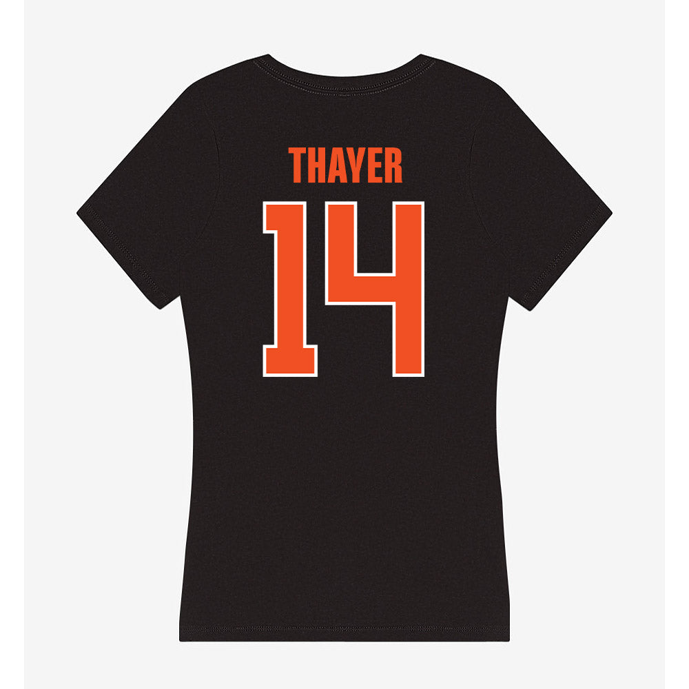 UTRGV - NCAA Baseball : Harrison Thayer - Women's V-Neck T-Shirt-1