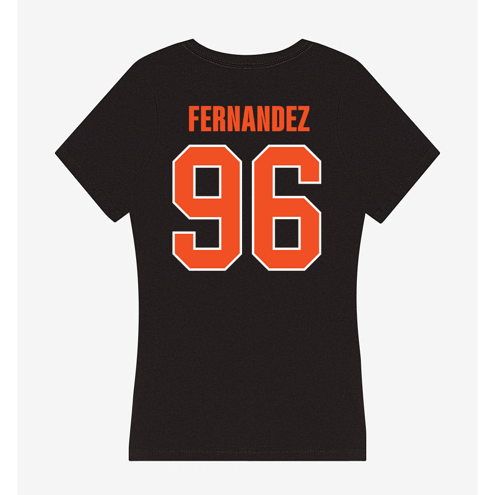 UTRGV - NCAA Football : Nicholas Fernandez - Women's V-Neck T-Shirt-1