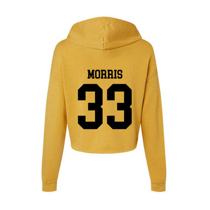 App State - NCAA Women's Volleyball : Ali Morris - Women's Crop Fleece Hoodie-1