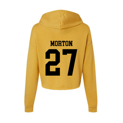 App State - NCAA Softball : Baylee Morton - Women's Crop Fleece Hoodie-1