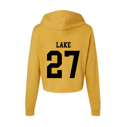 App State - NCAA Football : Mitchell Lake - Women's Crop Fleece Hoodie-1