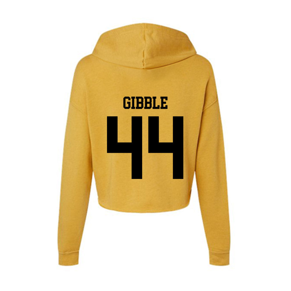 App State - NCAA Football : jared Gibble - Women's Crop Fleece Hoodie-1