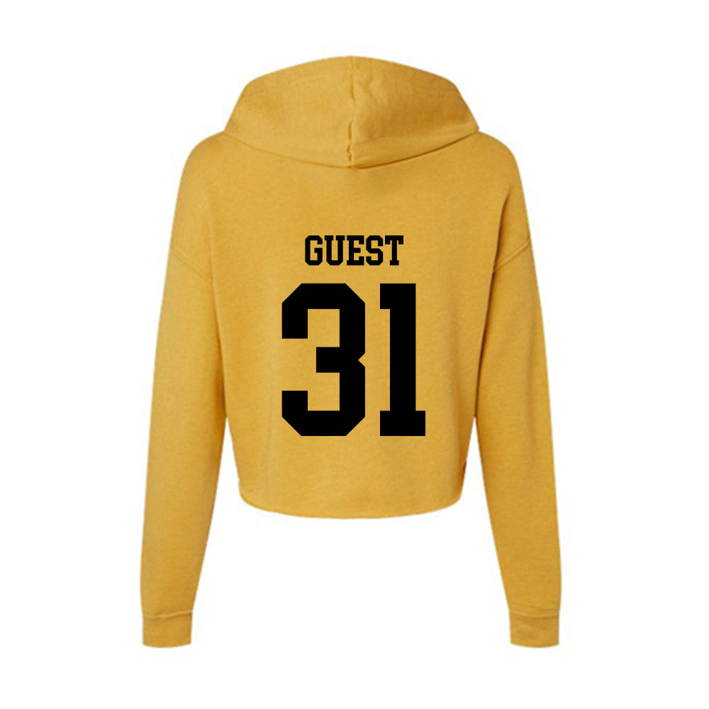 App State - NCAA Football : Max Guest - Women's Crop Fleece Hoodie-1