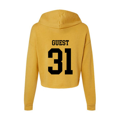 App State - NCAA Football : Max Guest - Women's Crop Fleece Hoodie-1