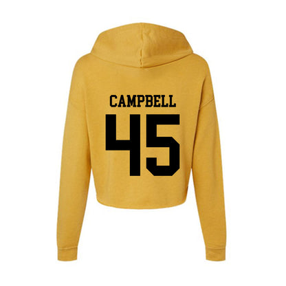 App State - NCAA Football : Nick Campbell - Women's Crop Fleece Hoodie-1