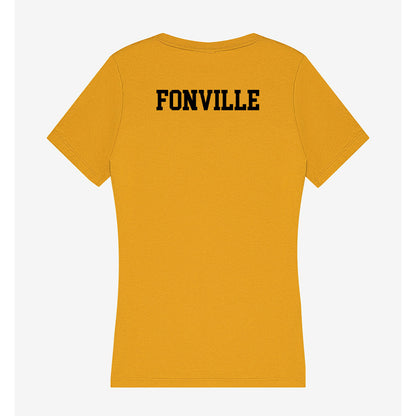 App State - NCAA Women's Track & Field : Harlee Fonville - Women's V-Neck T-Shirt-1