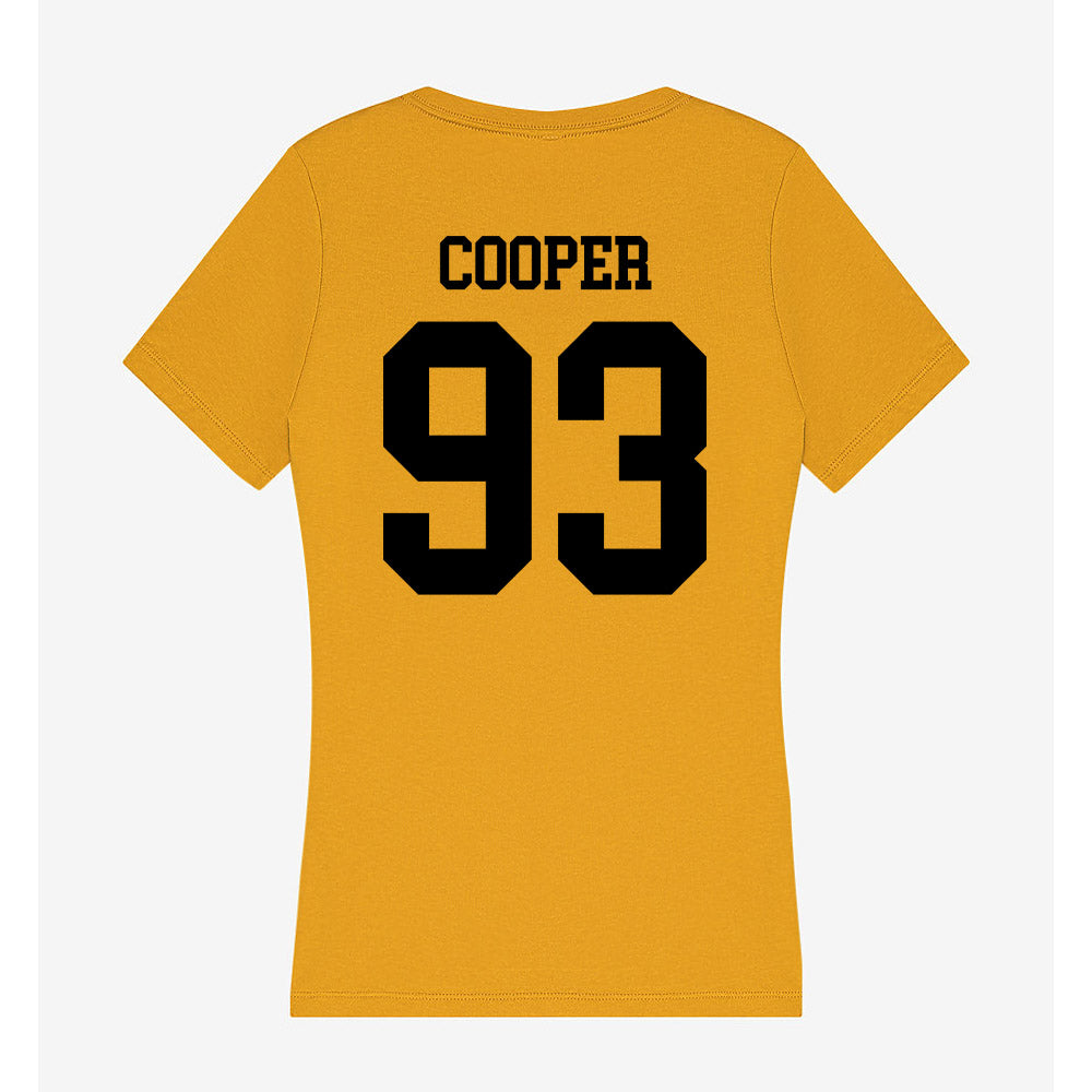 App State - NCAA Football : DeNigel Cooper - Women's V-Neck T-Shirt-1