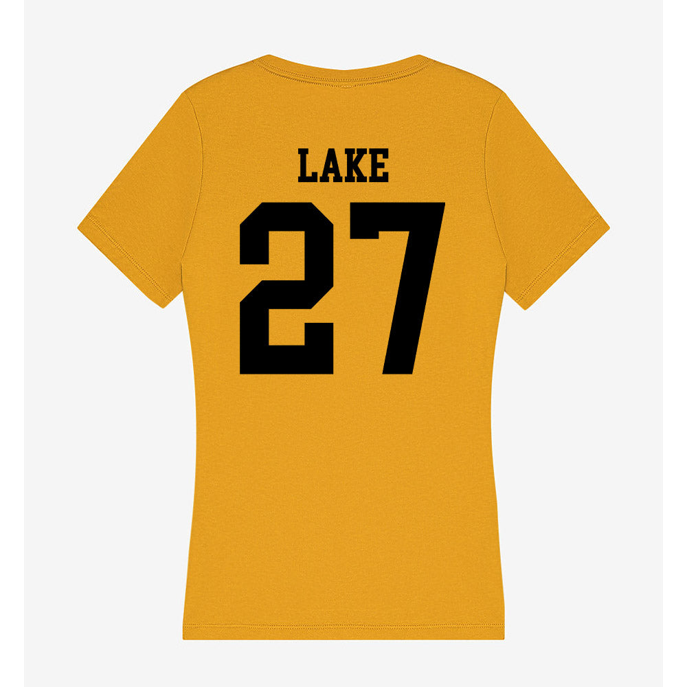 App State - NCAA Football : Mitchell Lake - Women's V-Neck T-Shirt-1