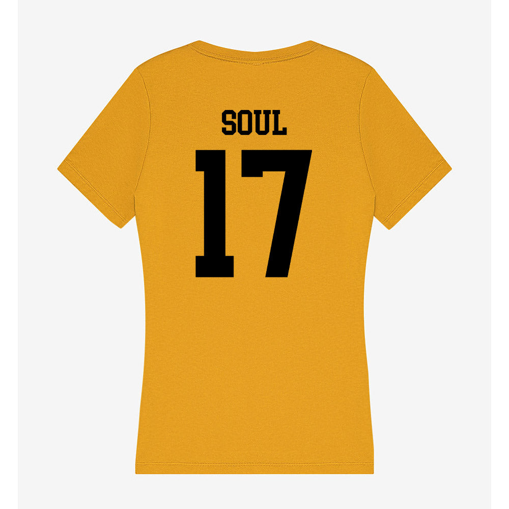 App State - NCAA Baseball : Nico Soul - Women's V-Neck T-Shirt-1
