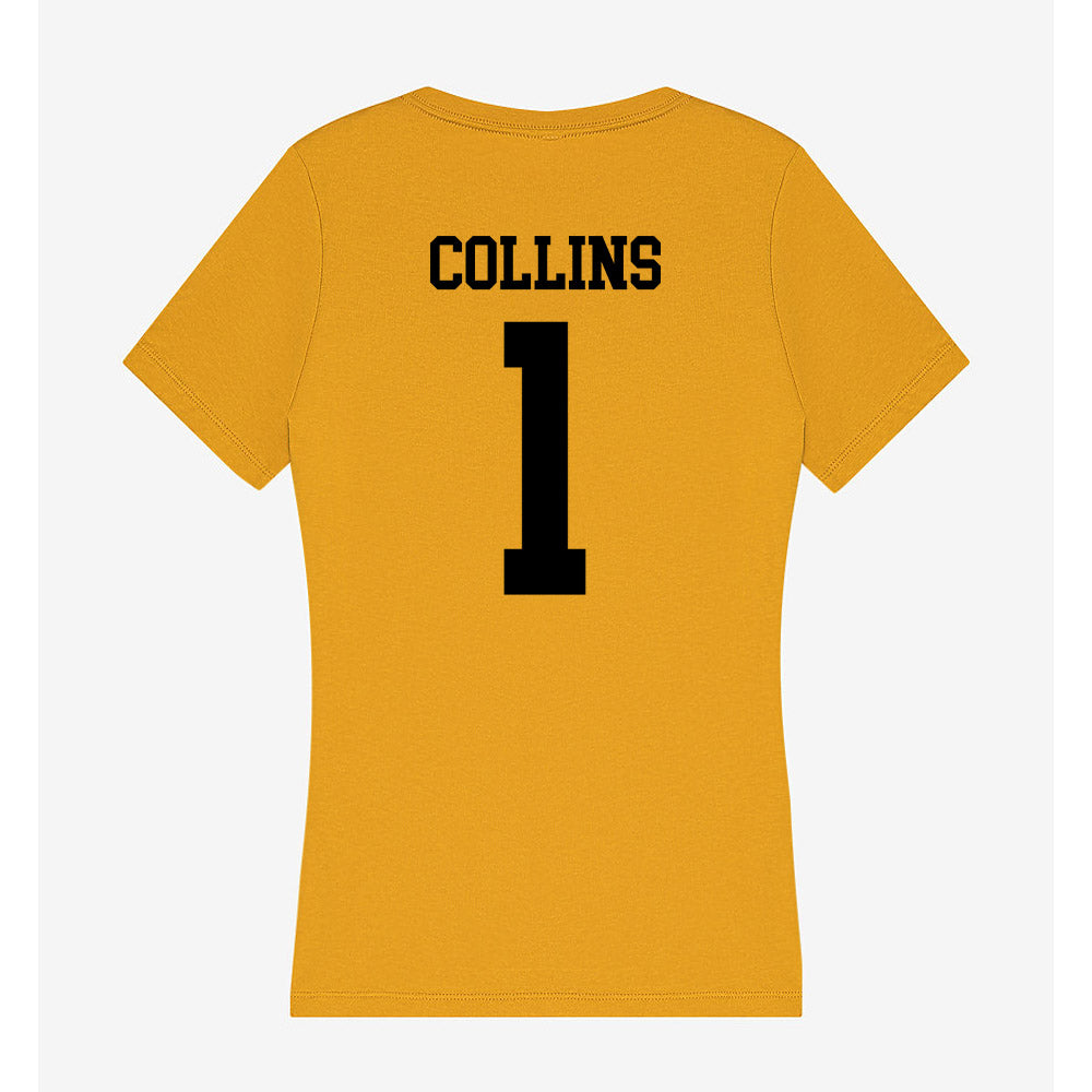 App State - NCAA Football : Shawn Collins - Women's V-Neck T-Shirt-1