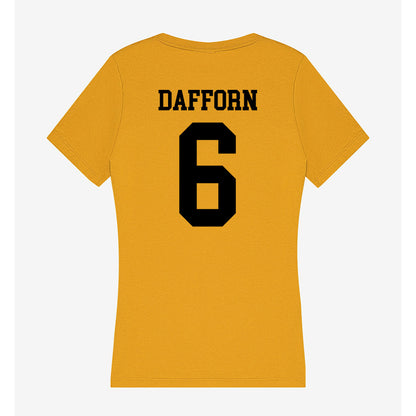 App State - NCAA Women's Volleyball : Bella dafforn - Women's V-Neck T-Shirt-1
