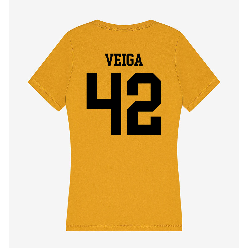 App State - NCAA Football : Braxton Veiga - Women's V-Neck T-Shirt-1