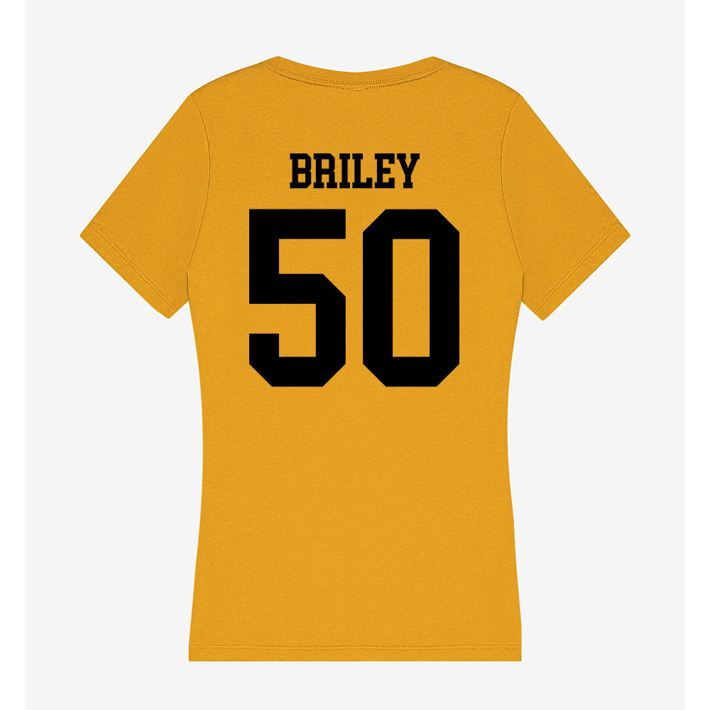 App State - NCAA Football : Jackson Briley - Women's V-Neck T-Shirt-1