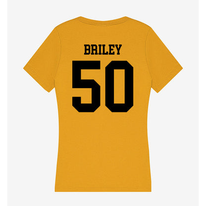 App State - NCAA Football : Jackson Briley - Women's V-Neck T-Shirt-1