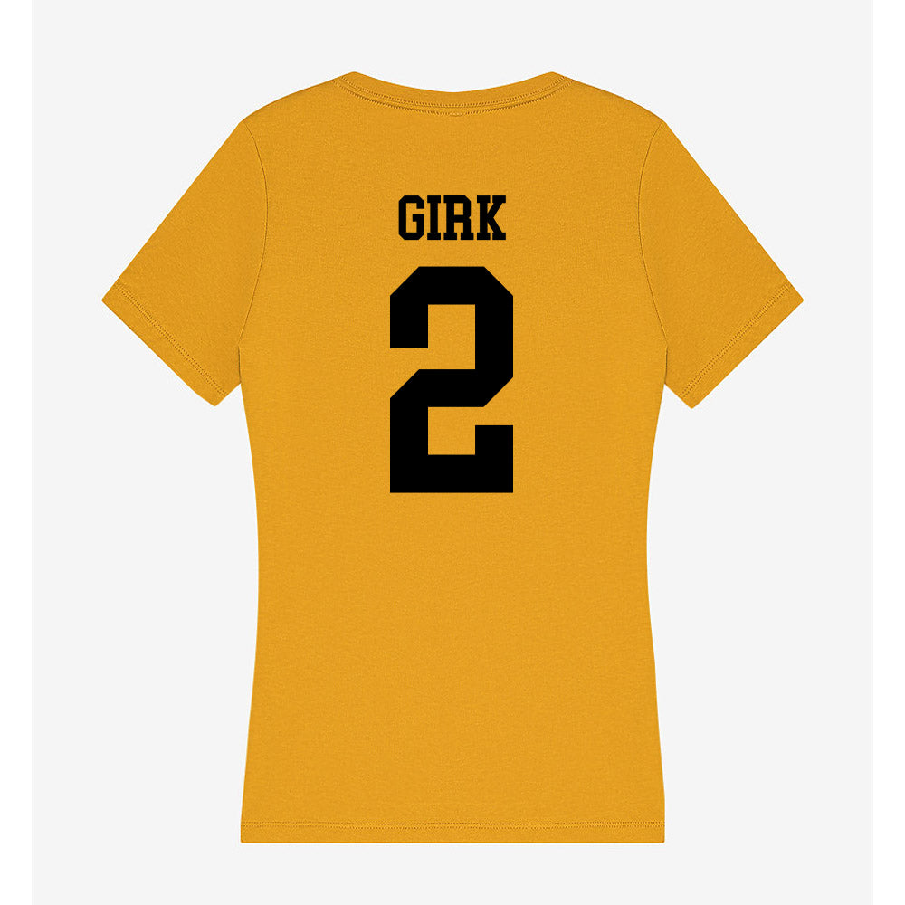 App State - NCAA Softball : Julia Girk - Women's V-Neck T-Shirt-1