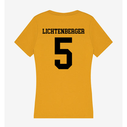 App State - NCAA Baseball : Tyler Lichtenberger - Women's V-Neck T-Shirt-1