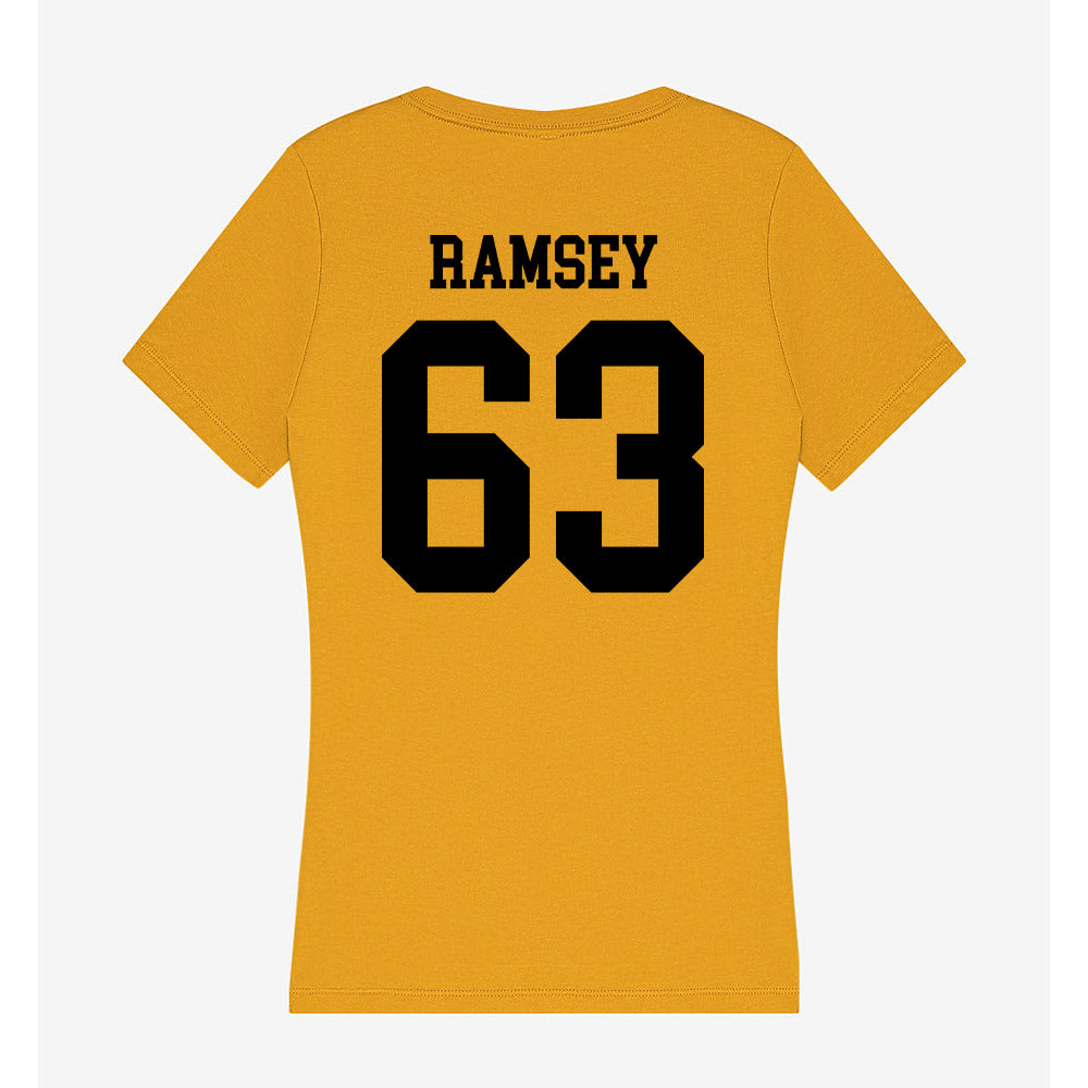 App State - NCAA Football : Jayden Ramsey - Women's V-Neck T-Shirt-1