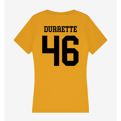App State - NCAA Football : Damien Durrette - Women's V-Neck T-Shirt-1