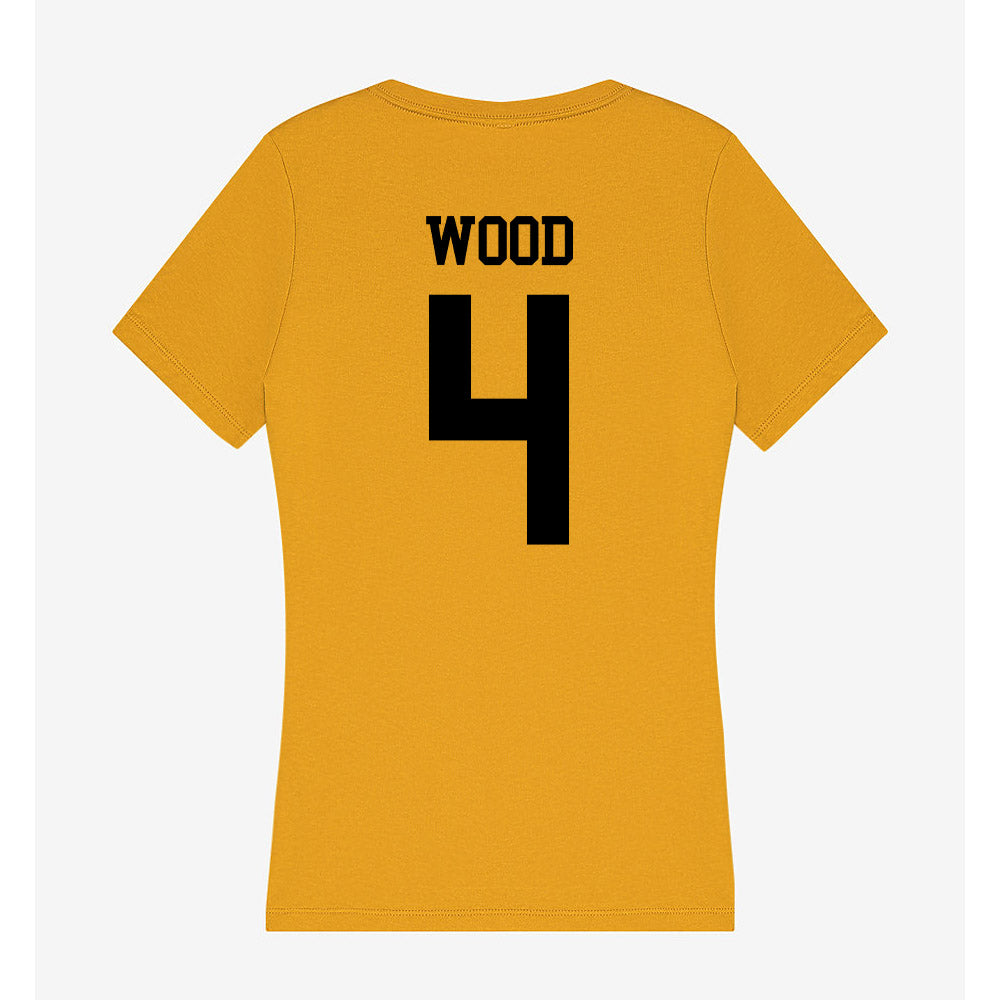 App State - NCAA Women's Soccer : Izzi Wood - Women's V-Neck T-Shirt-1