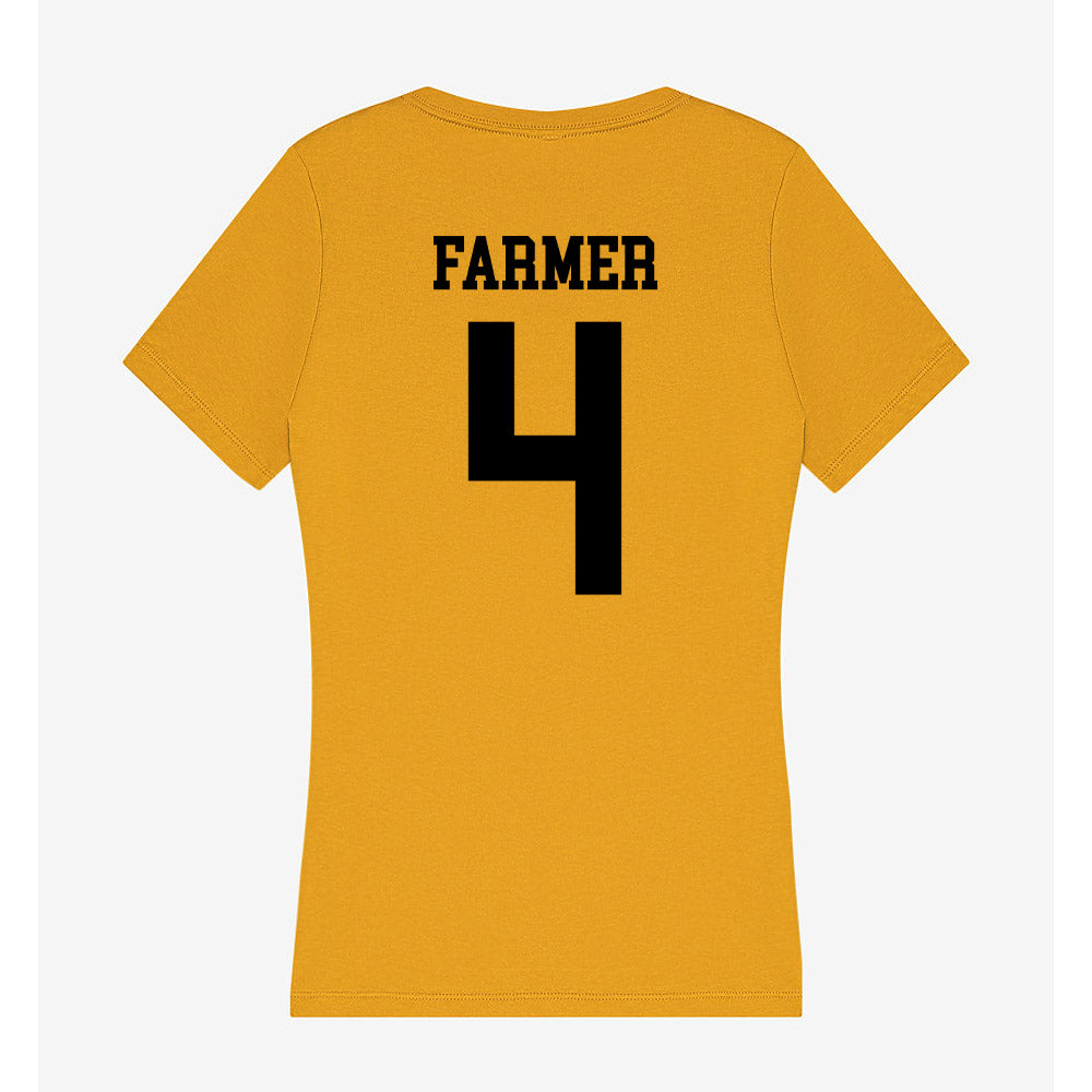 App State - NCAA Football : Myles Farmer - Women's V-Neck T-Shirt-1