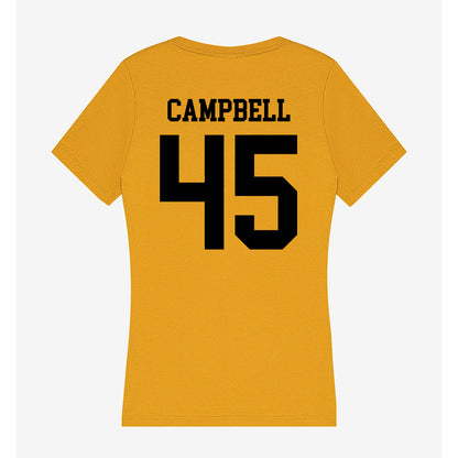App State - NCAA Football : Nick Campbell - Women's V-Neck T-Shirt-1