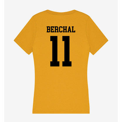App State - NCAA Football : Juan Berchal - Women's V-Neck T-Shirt-1