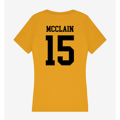 App State - NCAA Softball : Makayla Mcclain - Women's V-Neck T-Shirt-1