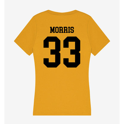 App State - NCAA Women's Volleyball : Ali Morris - Women's V-Neck T-Shirt-1