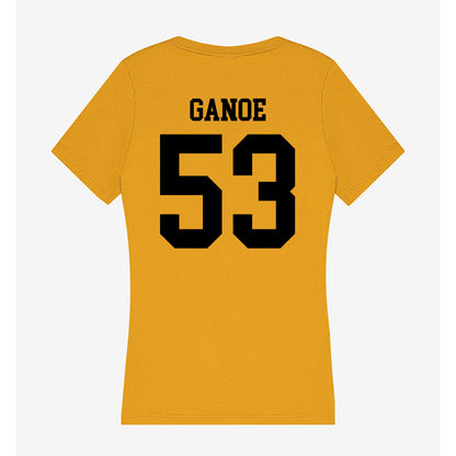 App State - NCAA Football : Jake Ganoe - Women's V-Neck T-Shirt-1