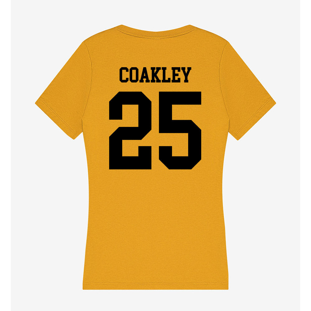 App State - NCAA Football : Zahn Coakley - Women's V-Neck T-Shirt-1