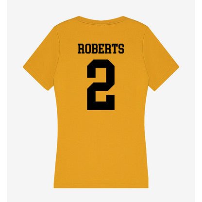 App State - NCAA Football : Kanye Roberts - Women's V-Neck T-Shirt-1