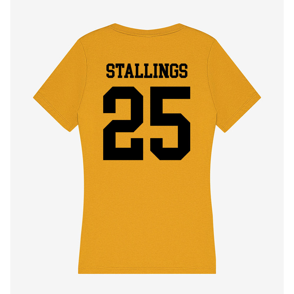 App State - NCAA Women's Soccer : Morgan Stallings - Women's V-Neck T-Shirt-1