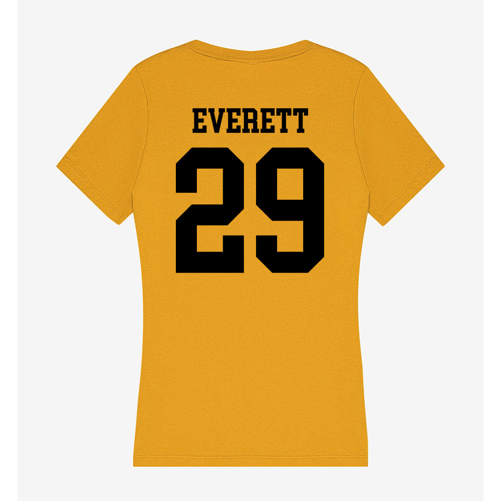 App State - NCAA Football : Carter Everett - Women's V-Neck T-Shirt-1