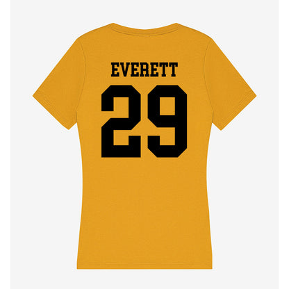 App State - NCAA Football : Carter Everett - Women's V-Neck T-Shirt-1