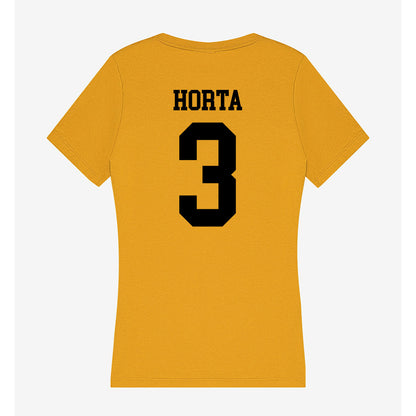App State - NCAA Women's Volleyball : Julianna Horta - Women's V-Neck T-Shirt-1