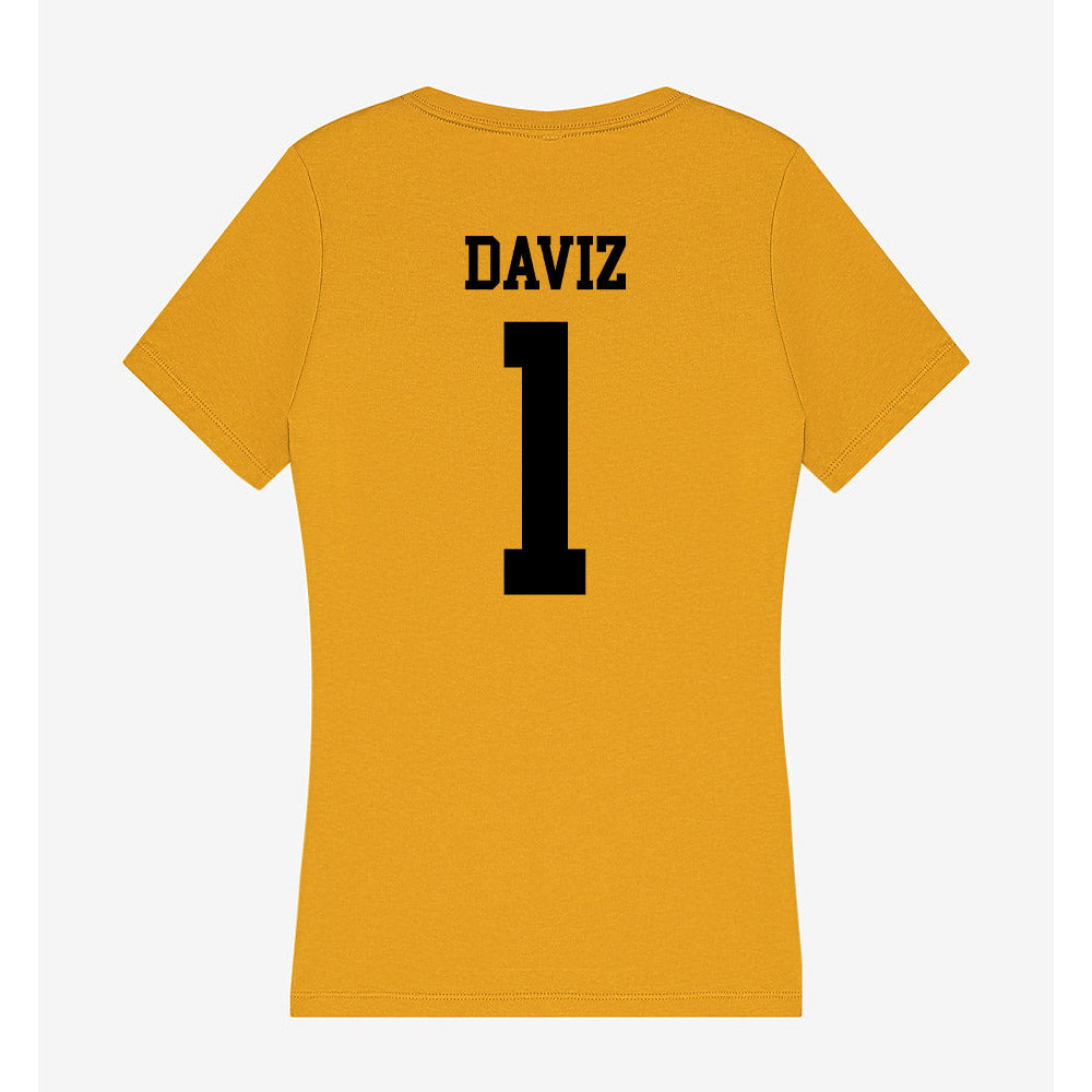 App State - NCAA Women's Volleyball : Meme Daviz - Women's V-Neck T-Shirt-1