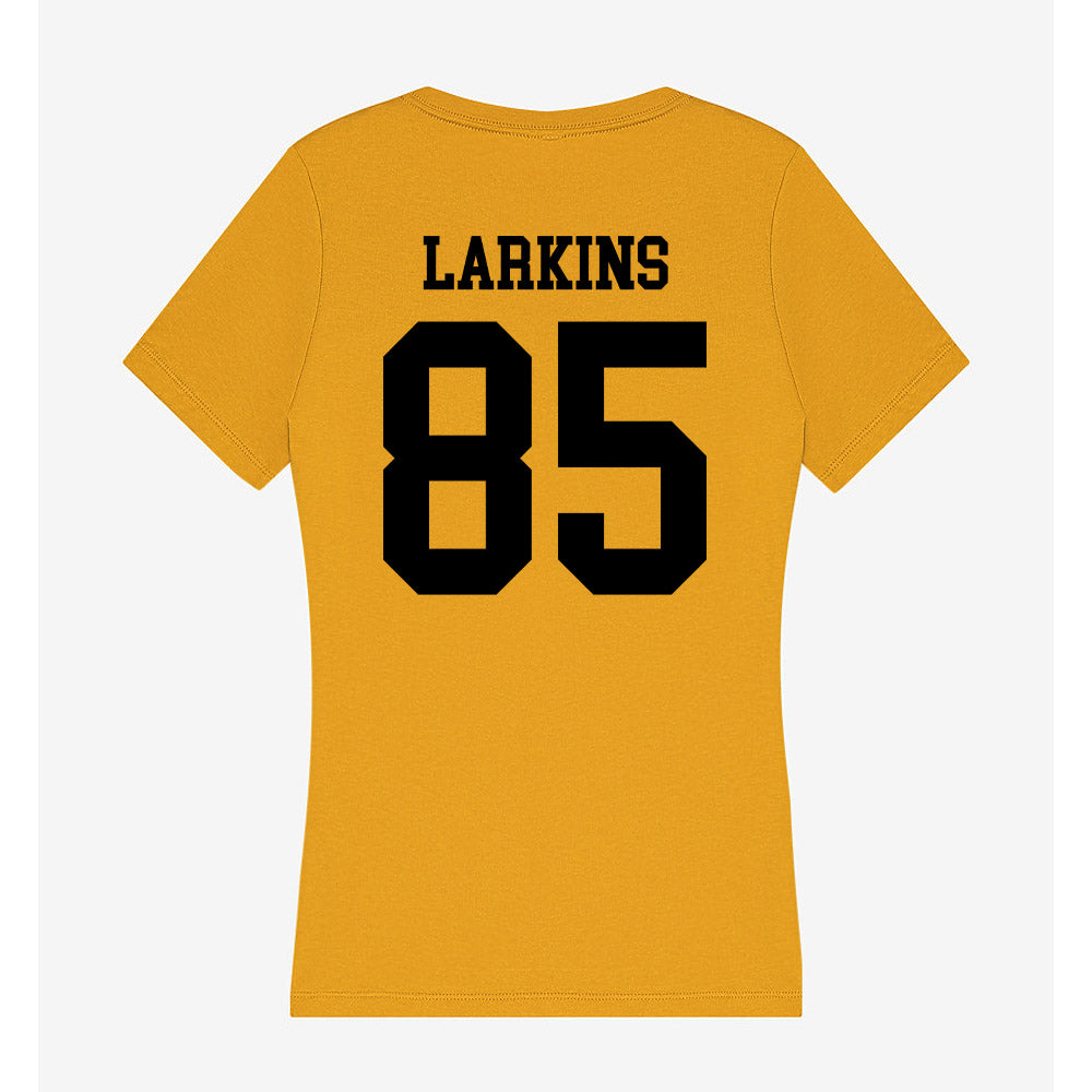App State - NCAA Football : David Larkins - Women's V-Neck T-Shirt-1