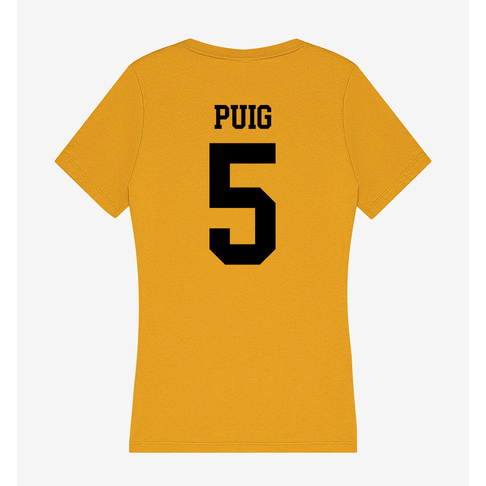 App State - NCAA Baseball : Ethan Puig - Women's V-Neck T-Shirt-1