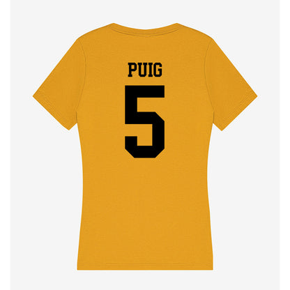 App State - NCAA Baseball : Ethan Puig - Women's V-Neck T-Shirt-1