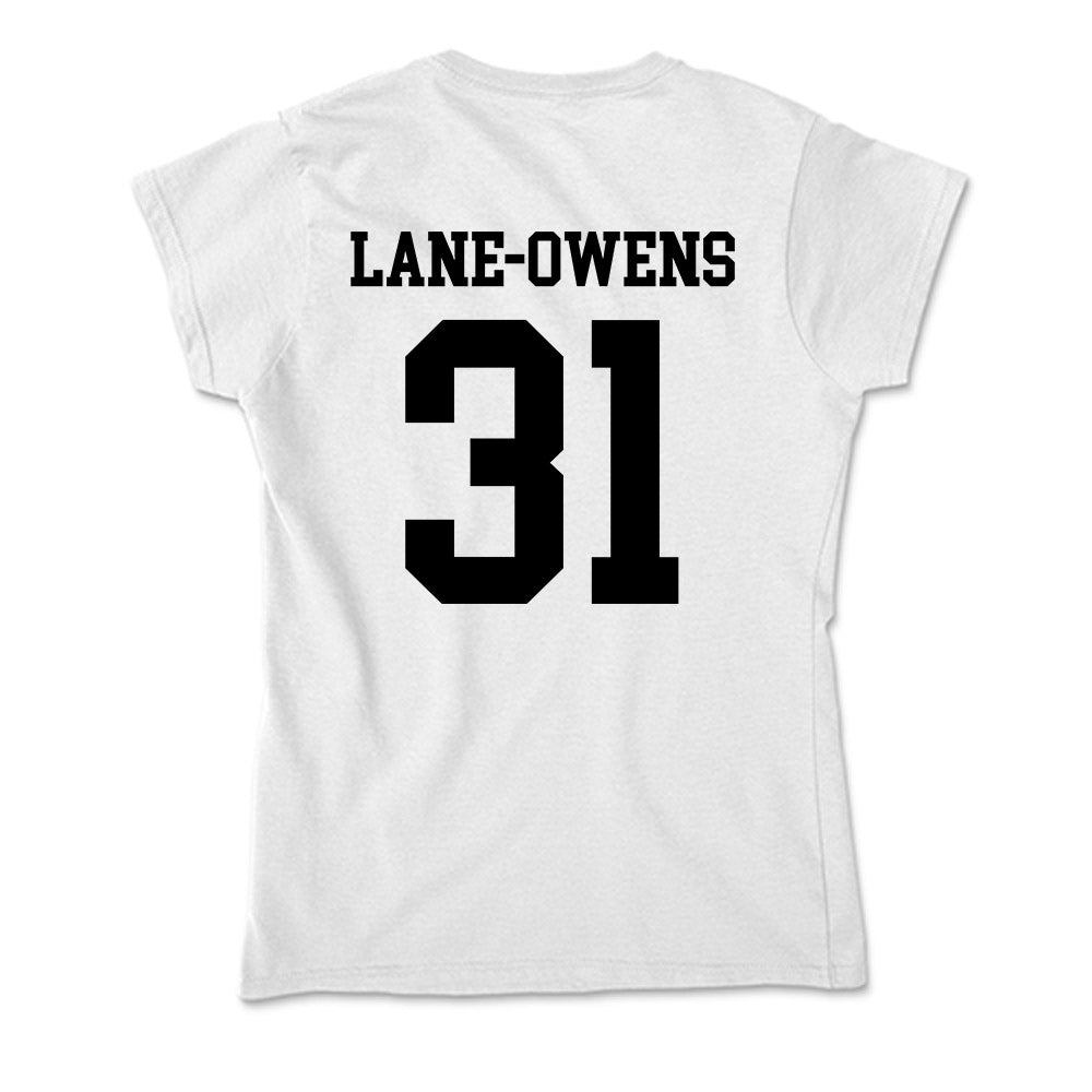 App State - NCAA Football : Marquis Lane-Owens - Soft Style Women’s T-Shirt-1