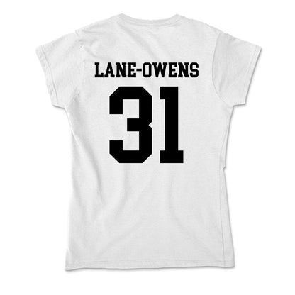 App State - NCAA Football : Marquis Lane-Owens - Soft Style Women’s T-Shirt-1