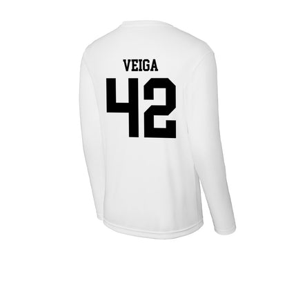 App State - NCAA Football : Braxton Veiga - Activewear Long Sleeve T-Shirt-1