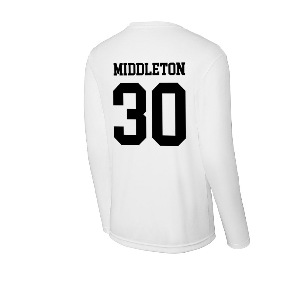 App State - NCAA Baseball : Mason Middleton - Activewear Long Sleeve T-Shirt-1